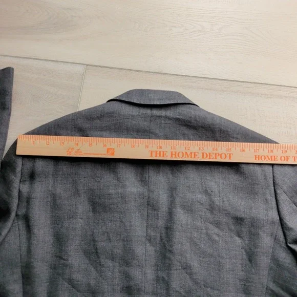 J Crew Ludlow Blazer Sport Coat Mens 40R Linen Wool Blend Gray Suit Jacket